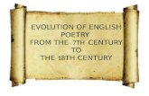 English poetry/Poetry evolution in England