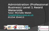 Business administration level 1 award pp 1 oct 15