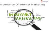 Importance of internet marketing