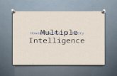 Howard Gardner’s Theory of  Multiple Intelligences