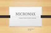 Entrepreneurship - Micromax challenges
