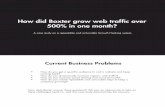 Boxter - Case Study - 500% Traffic Growth 6 months later