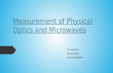 Measurement of physical optics and microwaves