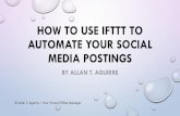 How to Use IFTTT to Automate Your Social Media Postings