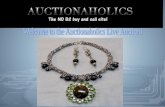 Auctionaholics Live Auction Listings for December 19th