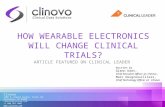 How wearable electronics will change clinical trials