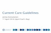 Current care guidelines