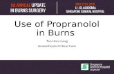Propranolol in Burns