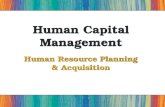 Human capital acquisition