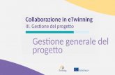 Collaboration in eTwinning: Project management - IT