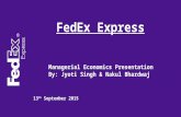 Managerial Economics - FedEx Express