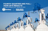 SEMG and RRMS Report 4Q and Full Year Resluts