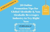 20 online promotion tips for global alcoholic & non alcoholic beverages industry to try right now