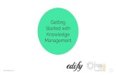 Getting Started with Knowledge Management