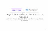 Hometeam & Rothkoff Law Group - Legal Documents to Avoid a Crisis