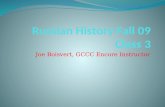 Russian History Class 3 Fall - Spring 09 updated