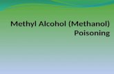 methyl alchol poisoning