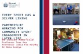 Partnership Working for Community Sports Engagement in Later Life