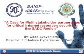 A case for multi-stakeholder cybersecurity by zvavanjanja