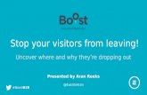 Stop your visitors from leaving!