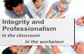 NC-NETS Employability Skills: Integrity and Professionalism