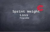 Sprint Weight Loss Programme
