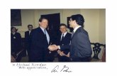 Michael L Riordan, Gilead's Founder and CEO, with Vice President Al Gore at Meeting on Accelerating AIDS Treatments
