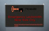 Emergency Locksmith New York City