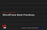 WordPress Best Practices
