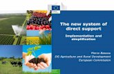 Pierre Bascou, DG AGRI - The new system of direct support, implementation and simplification