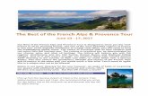 Best of the French Alps and Provence Tour, 2017