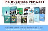 The business mindset: and FREE Business, Therapy and Coaching Toolkit