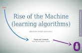 Rise of the machine (learning algorithms)