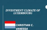 Investment climate of luxembourg