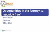 Opportunities in the journey to ‘subsidy free’