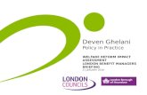 London Councils' Welfare Reform Impact Assessment presentation