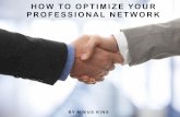 How to Optimize your Professional Network by Mikus Kins