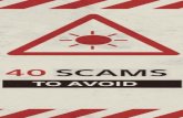 40 Scams to Avoid