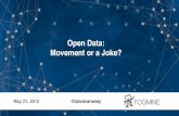 Open Data: Movement or a Joke?