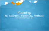 Basics of planning