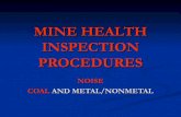 Mine Health Inspection Procedures