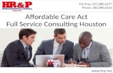 Affordable Care Act - Full Service Consulting Houston