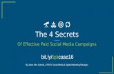 The 4 Secrets of Effective Paid Social Media Campaigns