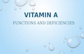 vitamin A and its funtions