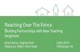 Reaching Over the Fence: Building Partnerships with New Teaching Neighbors