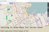 Getting to know maps for social good