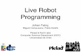 Live Robot Programming