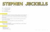 Stephen Jeckells CV