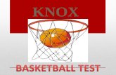 Knox Basketball Skill Test