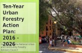 The 10-Year Urban Forestry Action Plan for NUCFAC